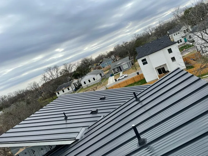 Standing seam metal roof panels with vents for Skylight Repair in Lake Stickney